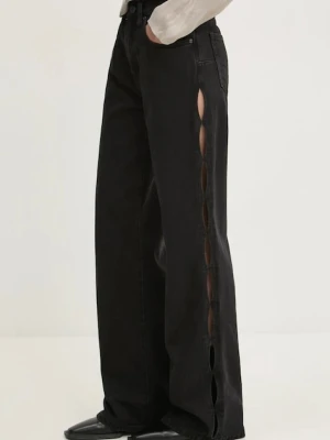 PURPLE BRAND jeansy WIDE SIDE CUT OUT