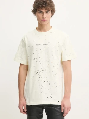 PURPLE BRAND t-shirt bawełniany HWT JERSEY SS TEE