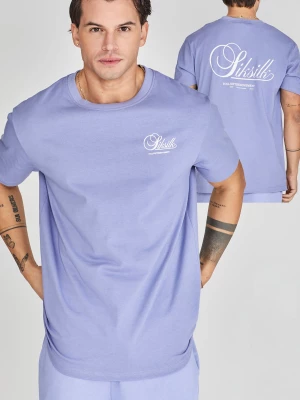 Purple Graphic T-Shirt Siksilk Men's