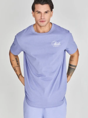 Purple Graphic T-Shirt Siksilk Men's