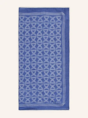 Purschoen Chusta Z Kaszmiru Arabeske blau