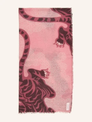 Purschoen Kaszmirowy Szal Bengal Tiger rosa różowy