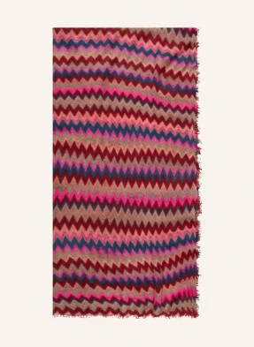 Purschoen Kaszmirowy Szal Chevron rot