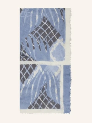 Purschoen Kaszmirowy Szal Feuervogel blau