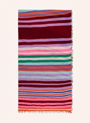 Purschoen Kaszmirowy Szal Rainbow pink