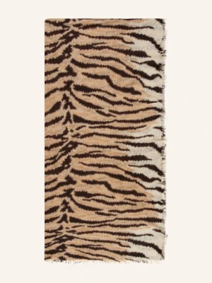 Purschoen Kaszmirowy Szal Tiger Camel beige