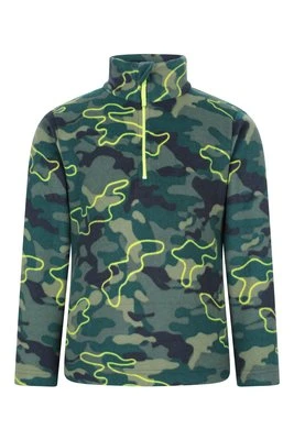 Pursuit -  dziecięcy polar z nadrukiem i zamkiem błyskawicznym - Green Mountain Warehouse