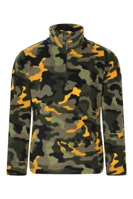 Pursuit - dziecięcy polar z nadrukiem i zamkiem błyskawicznym - Green Mountain Warehouse