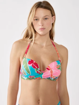 Push-up góra od bikini z wzorem Etam