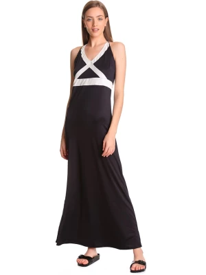 Pussy Deluxe Sukienka "Criss Cross" w kolorze czarno-białym rozmiar: XL