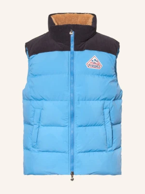 Pyrenex Kamizelka Puchowa Retro John Z Mieszanki Materiałów blau