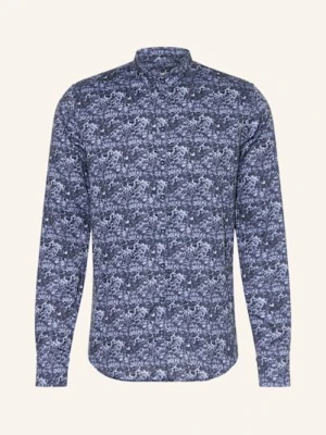 q1 Manufaktur Koszula Regular Fit Ze Stójką blau