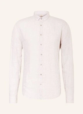 q1 Manufaktur Koszula Z Lnu Slim Relaxed Fit beige