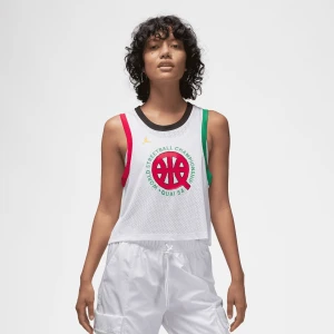 Quai 54 Jersey Tank Top, markiJordan, Topy, w kolorze biały, rozmiar: