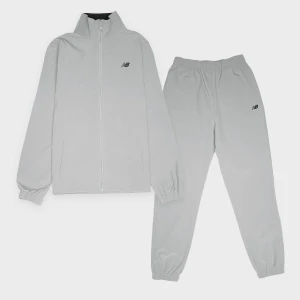 Quarter Zip Funnel & Jogger Set New Balance szary