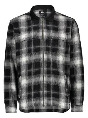 Quicksilver Kardigan "Quarrywood" w kolorze czarno-szarym rozmiar: M