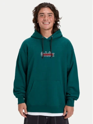 Quiksilver Bluza Double Up EQYFT05155 Zielony ciemny Oversize