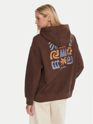 Quiksilver Bluza EQWFT03189 Brązowy Regular Fit