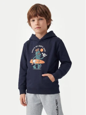 Quiksilver Bluza Graphics EQKFT03406 Granatowy Regular Fit