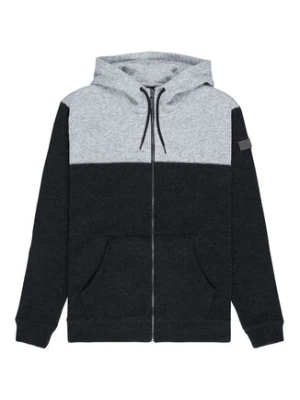 Quiksilver Bluza Keller Block Zip EQYFT05122 Szary Regular Fit