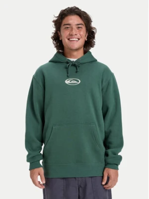 Quiksilver Bluza Salt Water Graphic EQYFT05126 Zielony Regular Fit