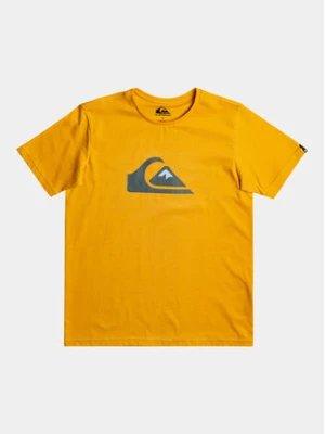 Quiksilver Bluzka Complogo Tees EQBZT04369 Żółty Regular Fit