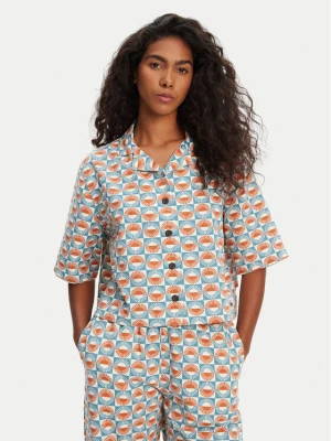 Quiksilver Koszula Dad Crop Fit EQWWT03144 Kolorowy Relaxed Fit