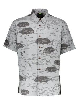 Quiksilver Koszula "Dive Sites" - Regular fit - w kolorze szarym rozmiar: L