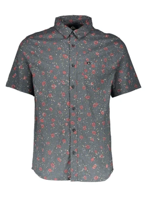 Quiksilver Koszula "Mellow Fuzz" - Regular fit - w kolorze antracytowym rozmiar: M