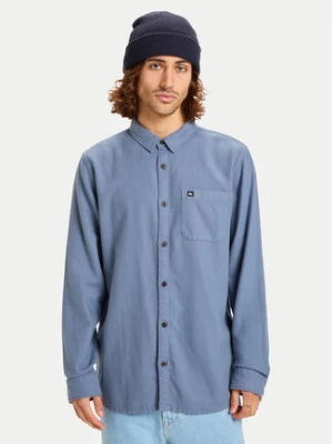 Quiksilver Koszula Motherfly Solid EQYWT04651 Niebieski Regular Fit