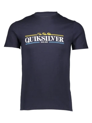Quiksilver Koszulka "Gradient Lines" w kolorze granatowym rozmiar: S