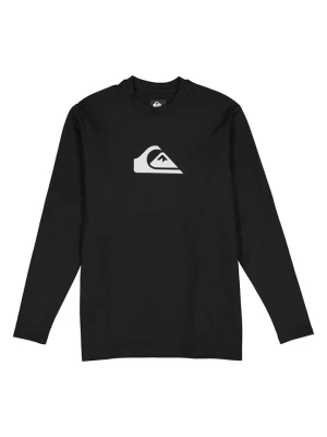 Quiksilver Koszulka kąpielowa "Solid Streak" w kolorze czarnym rozmiar: 152