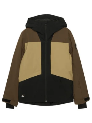 Quiksilver Kurtka narciarska Ambition EQBTJ03213 Brązowy Regular Fit