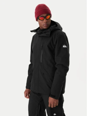Quiksilver Kurtka narciarska Mission Solid EQYTJ03523 Czarny Regular Fit