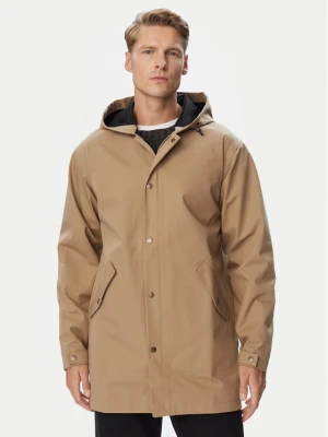 Quiksilver Kurtka przeciwdeszczowa Diamond Rain EQYJK04193 Beżowy ciemny Regular Fit