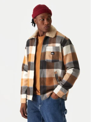 Quiksilver Kurtka przejściowa Dna Sherpa Harrington EQYJK04201 Brązowy Regular Fit