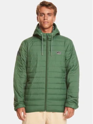 Quiksilver Kurtka przejściowa Scaly Hood Jckt EQYJK04008 Zielony Regular Fit