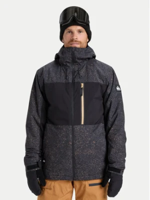 Quiksilver Kurtka snowboardowa Sycamore Printed EQYTJ03514 Czarny