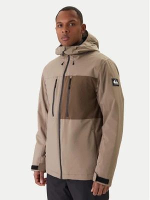 Quiksilver Kurtka snowboardowa Sycamore Solid 20K EQYTJ03502 Beżowy Modern Fit