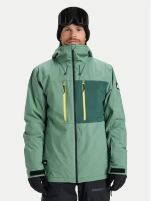 Quiksilver Kurtka snowboardowa Sycamore Solid 20K EQYTJ03502 Zielony Modern Fit
