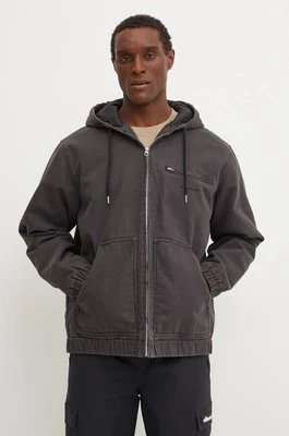 Quiksilver kurtka Straight Out Hood Jacket męska kolor szary przejściowa EQYJK04099