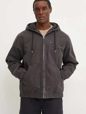 Quiksilver kurtka Straight Out Hood Jacket męska kolor szary przejściowa EQYJK04099