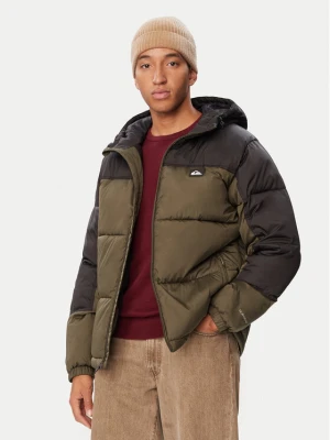 Quiksilver Kurtka zimowa Cold Days Hoodie EQYJK04229 Zielony ciemny Regular Fit