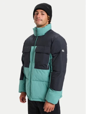 Quiksilver Kurtka zimowa Stay Puff EQYJK04179 Turkusowy Regular Fit