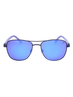 Quiksilver Męskie okulary przeciwsłoneczne w kolorze niebieskim rozmiar: 55