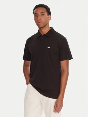 Quiksilver Polo Pique EQYKT04392 Czarny Regular Fit