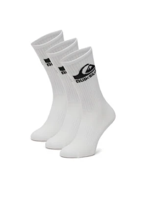 Quiksilver Skarpety długie AS_QUIKSILVER_101W_SS25 (3-PACK) Biały