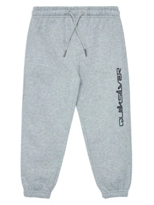 Quiksilver Spodnie dresowe Graphics EQKFB03123 Szary Regular Fit