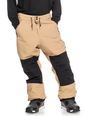 Quiksilver Spodnie narciarskie w kolorze beżowym rozmiar: XL