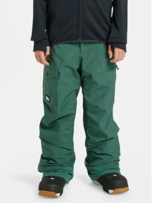 Quiksilver Spodnie snowboardowe Utility EQBTP03057 Zielony Regular Fit